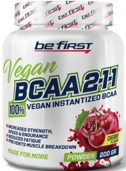 Be First BCAA 2:1:1 instantized Vegan powder 